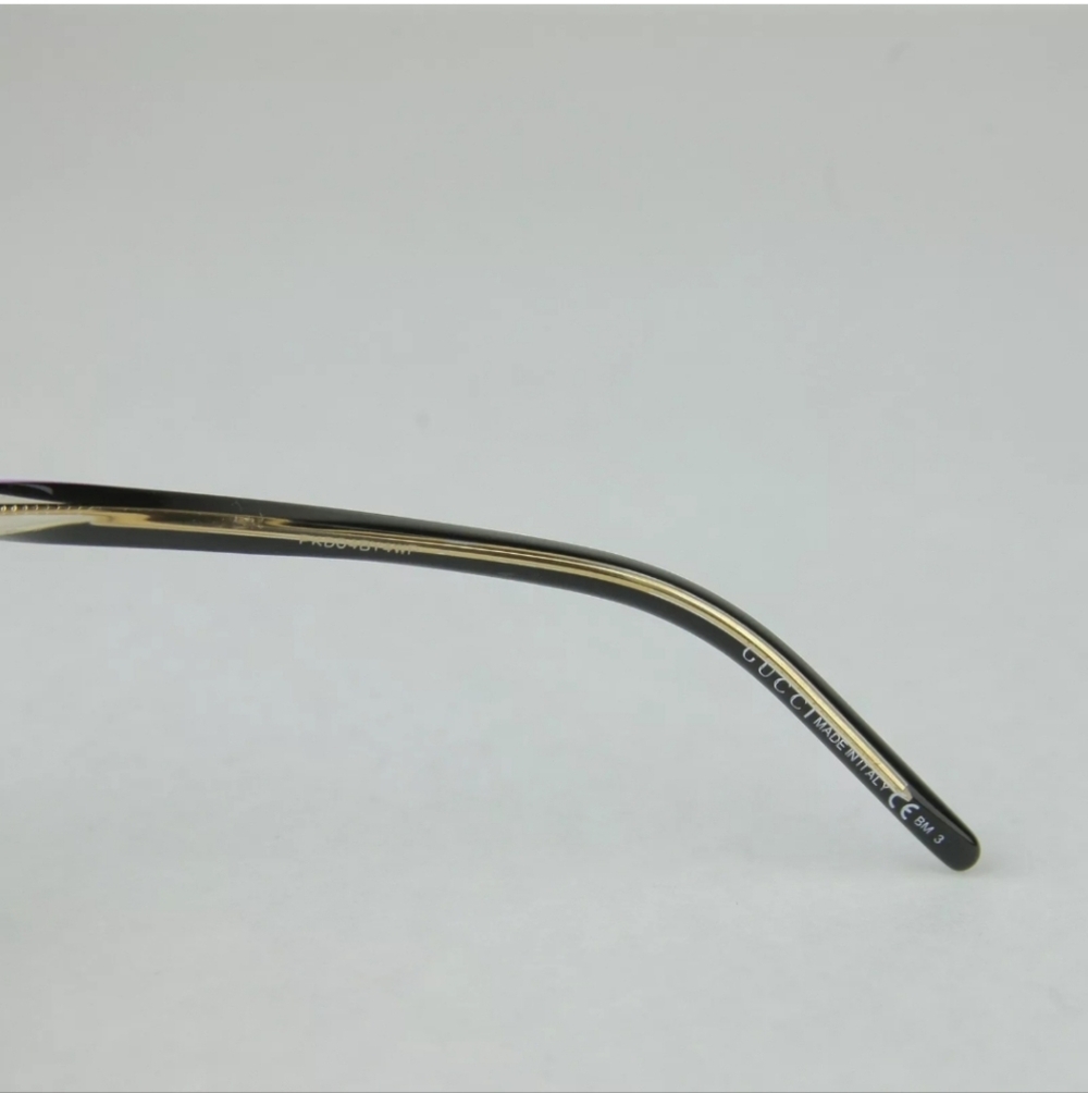 NWT GUCCI Lilac Acetate Sunglasses with Interlocking GG, Beautiful! - Picture 6 of 8